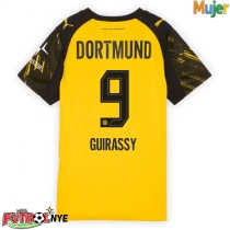 Camiseta Borussia Dortmund Serhou Guirassy #9 Primera Equipación para mujer 2025-26 manga corta
